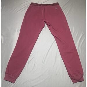 Men’s FIGS Technical Collection Burgundy Tansen Jogger Scrub Pants Size M Tall